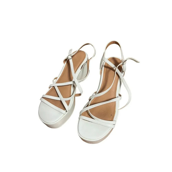 Urban Outfitters Lizzy Strappy Platform Sandal Size 8 - Picture 3 of 8